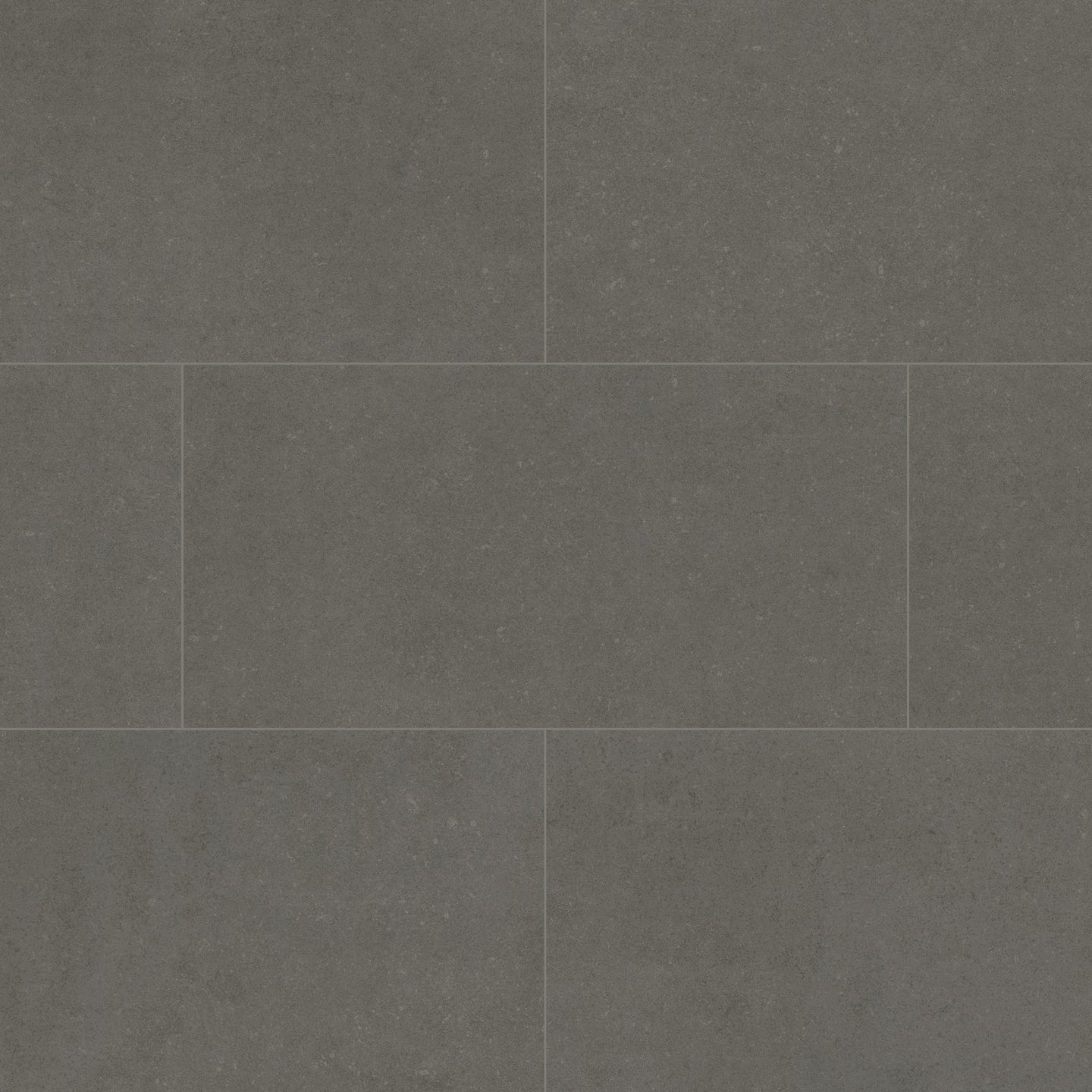 24x48 Dimensions Concrete-Look Matte Smooth Porcelain Tile Charcoal Gray