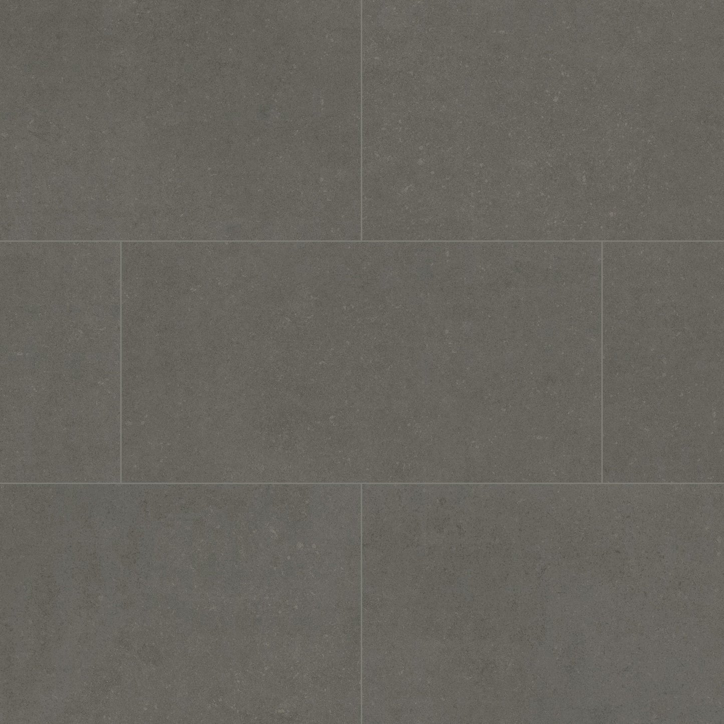 24x48 Dimensions Concrete-Look Matte Smooth Porcelain Tile Charcoal Gray