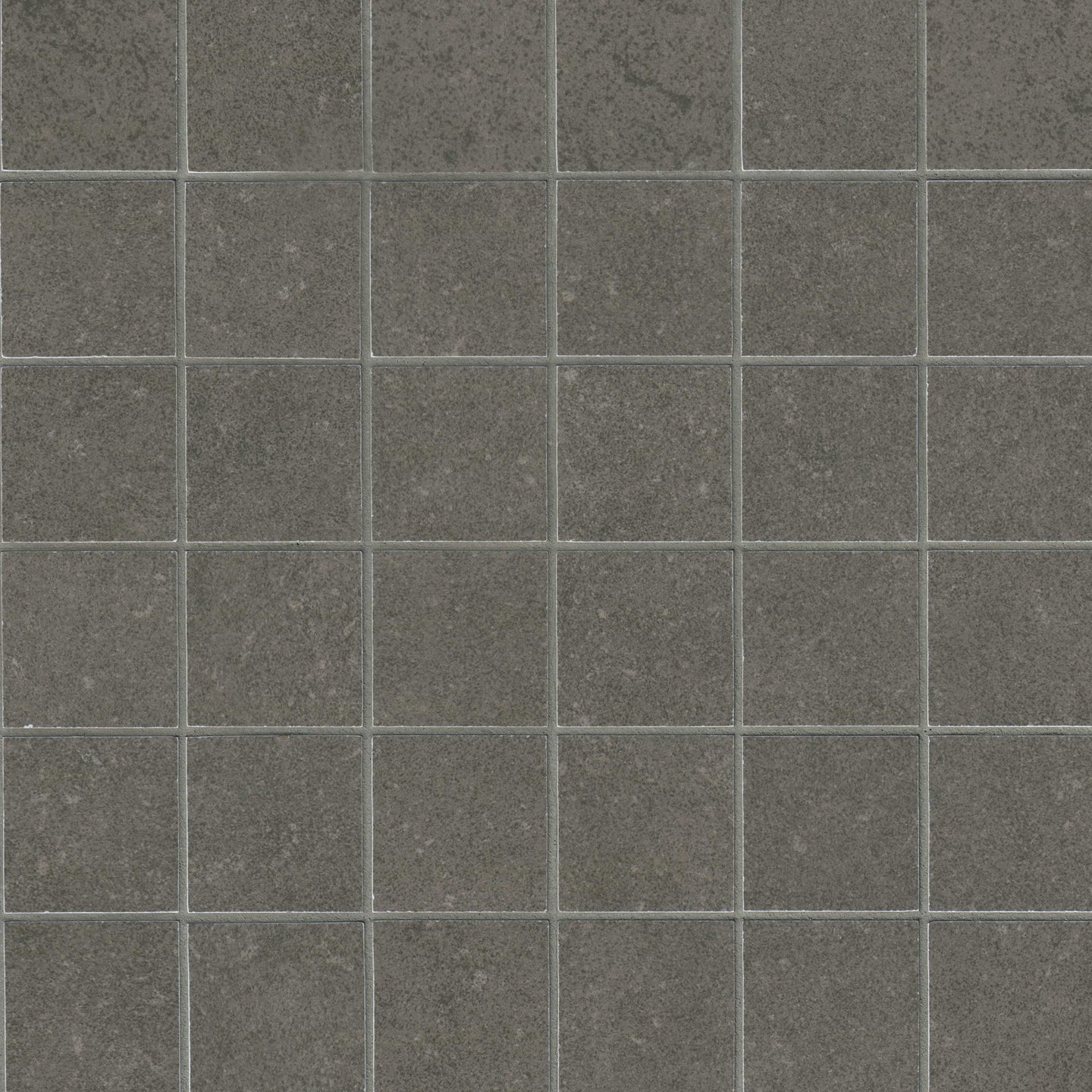2x2 Dimensions Mosaic Concrete-Look Matte Smooth Porcelain Tile Charcoal Gray