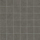 2x2 Dimensions Mosaic Concrete-Look Matte Smooth Porcelain Tile Charcoal Gray