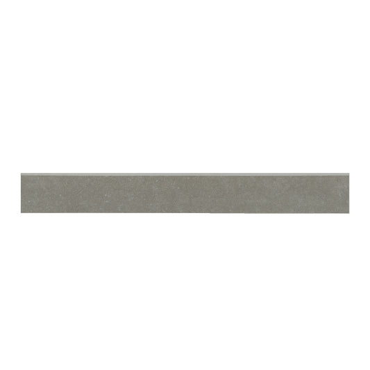 Light Beige - 3x24 Dimensions Concrete-Look Matte Smooth Porcelain Bullnose Tile