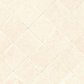 Light Beige - 2x2 Dimensions Mosaic Concrete-Look Matte Smooth Porcelain Tile