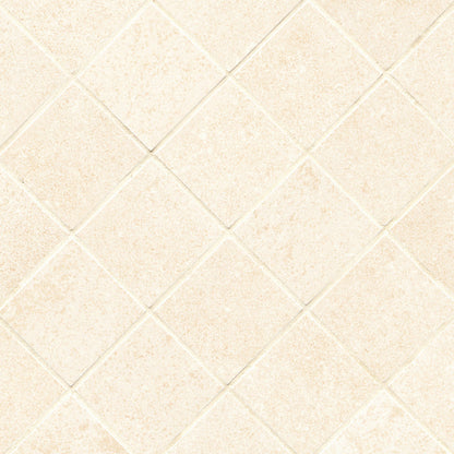 2x2 Dimensions Mosaic Concrete-Look Matte Smooth Porcelain Tile Light Beige