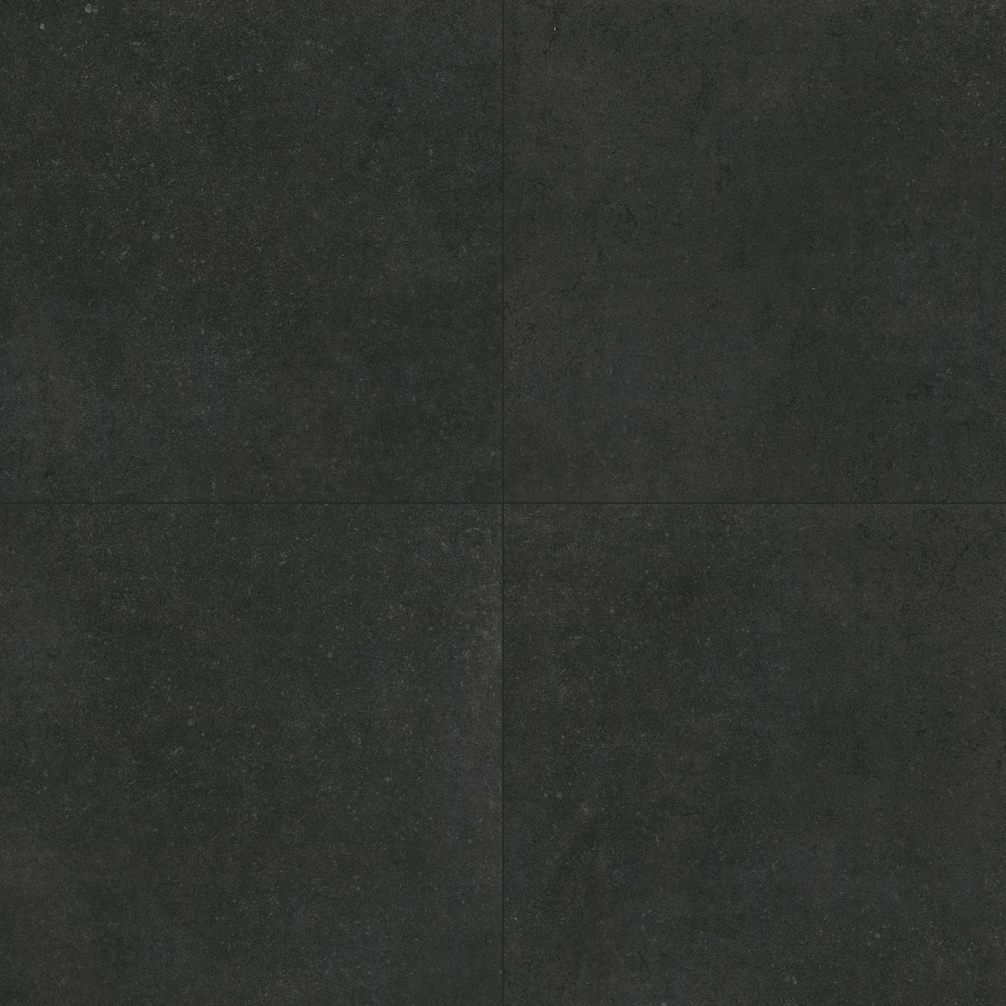 24x24 Dimensions Concrete-Look Matte Smooth Porcelain Tile Jet Black