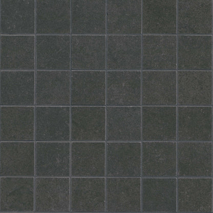 2x2 Dimensions Mosaic Concrete-Look Matte Smooth Porcelain Tile Jet Black