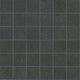 2x2 Dimensions Mosaic Concrete-Look Matte Smooth Porcelain Tile Jet Black