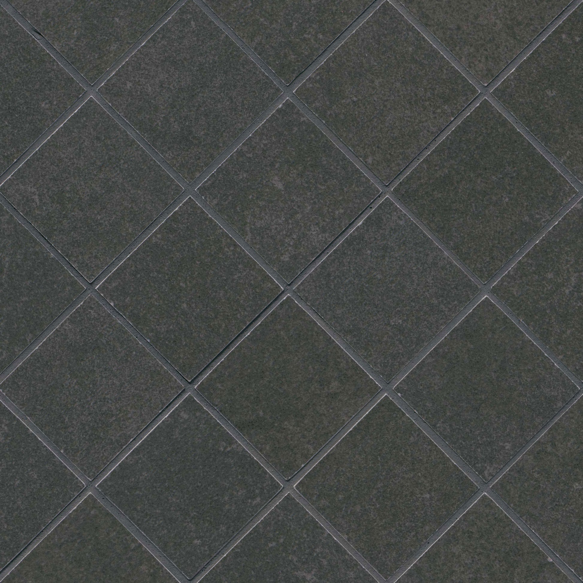 2x2 Dimensions Mosaic Concrete-Look Matte Smooth Porcelain Tile Jet Black