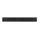 3x24 Dimensions Bullnose Concrete-Look Matte Smooth Porcelain Tile Jet Black