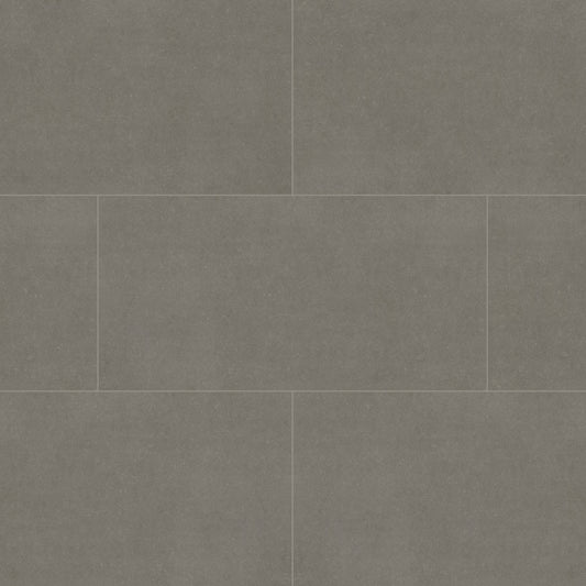 24x48 Dimensions Concrete-Look Matte Smooth Porcelain Tile Charcoal Black