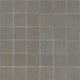 2x2 Dimensions Mosaic Concrete-Look Matte Smooth Porcelain Tile Charcoal Black
