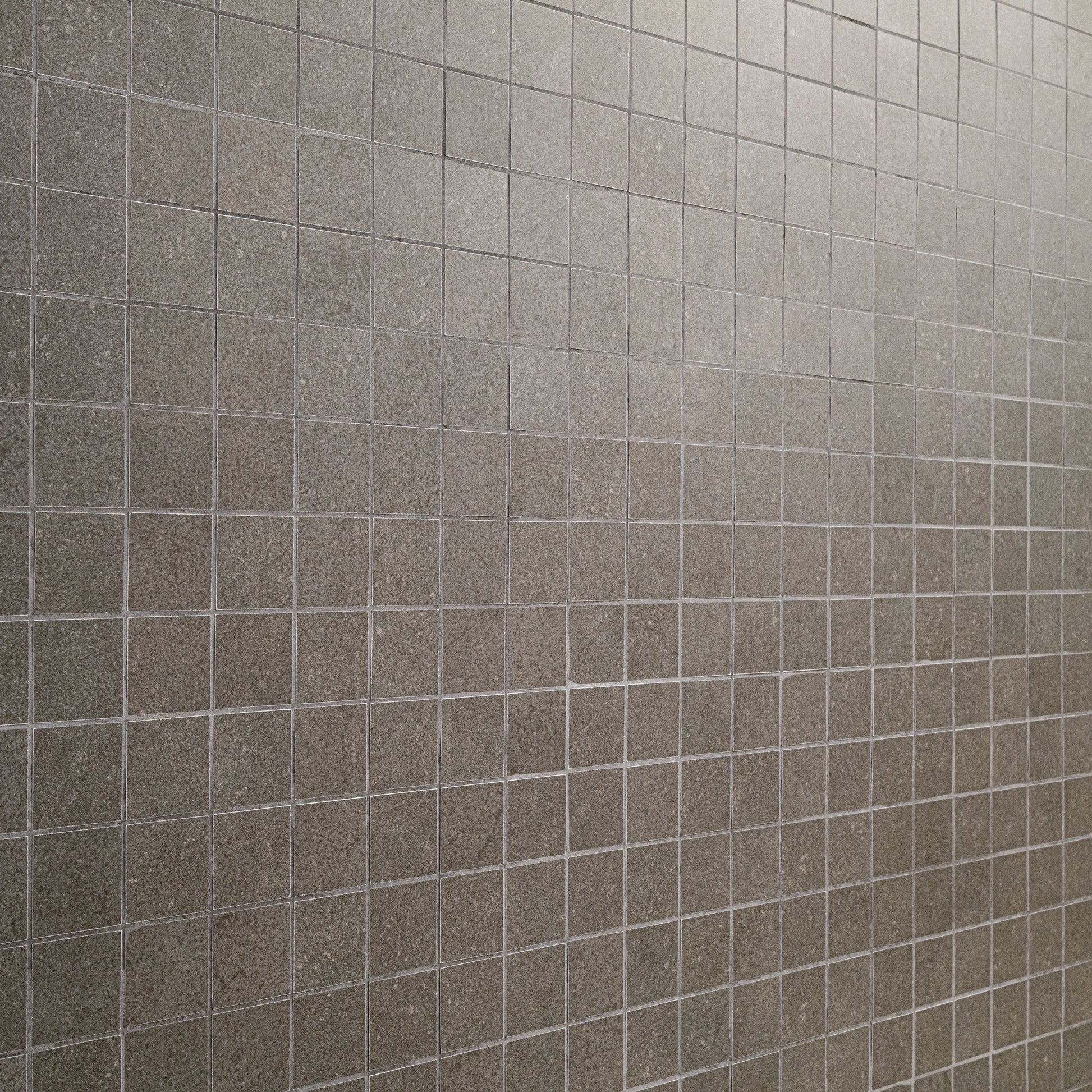 2x2 Dimensions Mosaic Concrete-Look Matte Smooth Porcelain Tile Charcoal Black