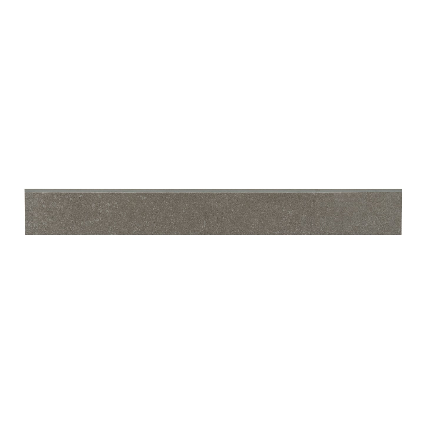 3x24 Dimensions Bullnose Concrete-Look Matte Smooth Porcelain Tile Charcoal Black