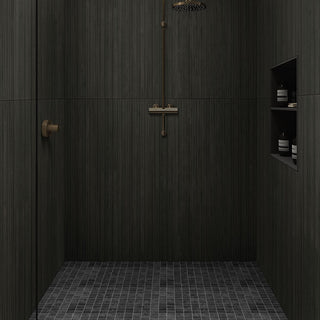 White Gray - 2x2 Durban Mosaic Stone-Look Matte Textured Porcelain Tile