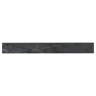 3x24 Durban Stone-Look Polished Textured Porcelain Bullnose Tile