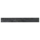 3x24 Durban Bullnose Stone-Look Polished Textured Porcelain Tile Charcoal Black