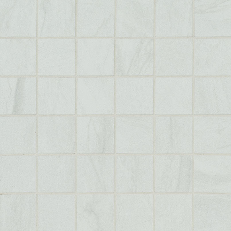 2x2 Durban Mosaic Stone-Look Matte Textured Porcelain Tile Light Gray