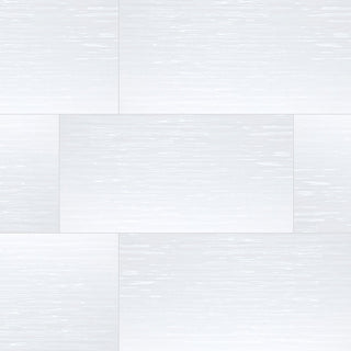 White Gray - 12x24 Dymo Intense Veining Patterned Marble-Look Glossy Smooth Ceramic Tile