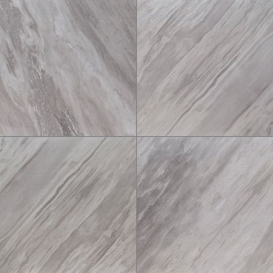 24x24 Eden Stone-Look Polished Smooth Porcelain Tile