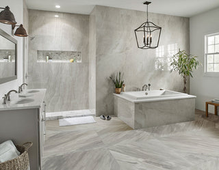 Taupe Grey - 24x24 Eden Stone-Look Matte Smooth Porcelain Tile