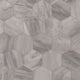3x3 Eden Hexagon Mosaic Stone-Look Matte Textured Porcelain Tile Taupe Grey