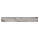 4x24 Eden Bullnose Stone-Look Matte Textured Porcelain Tile Taupe Grey