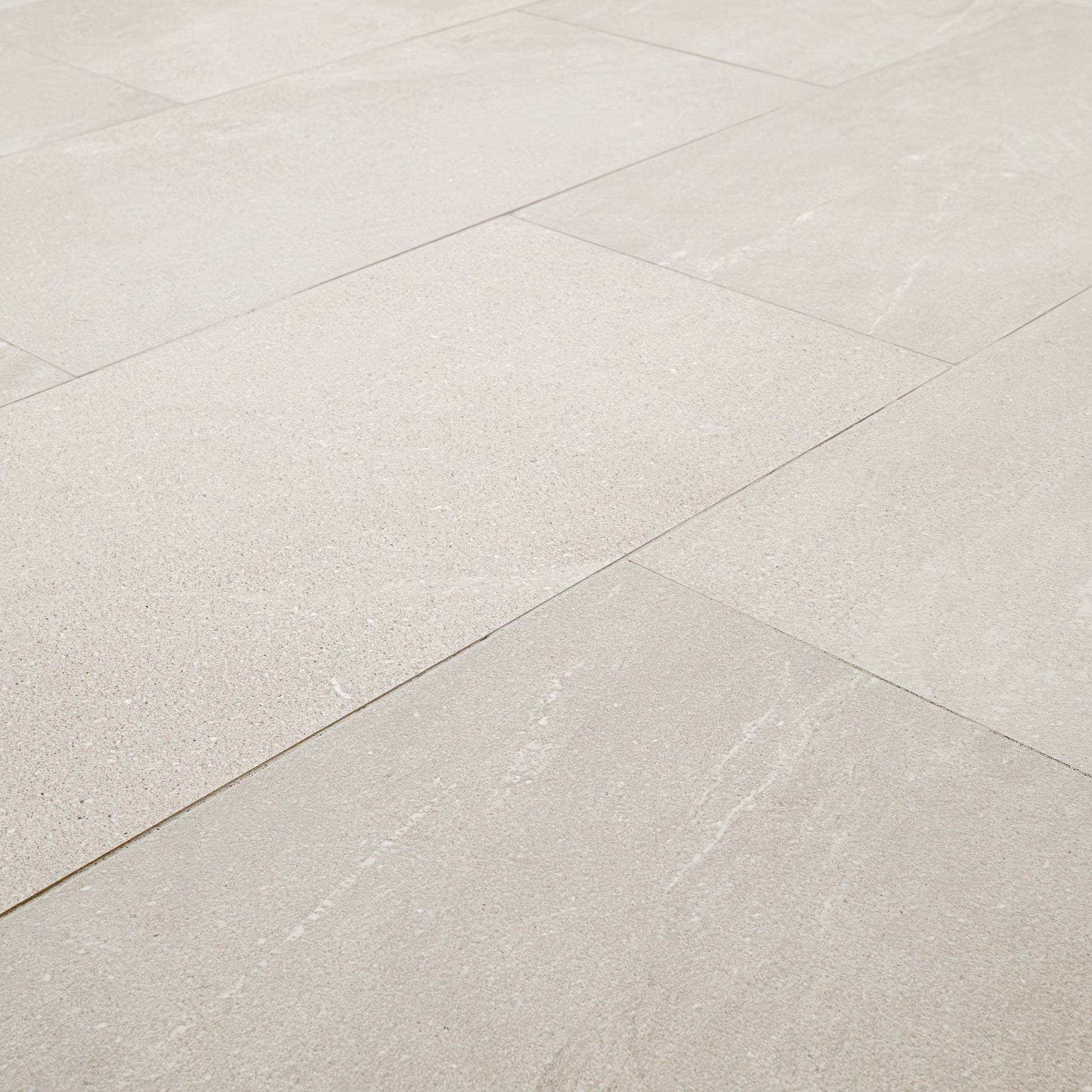 24x48 Elbe Stone-Look Lapato Textured Porcelain Tile Light Beige