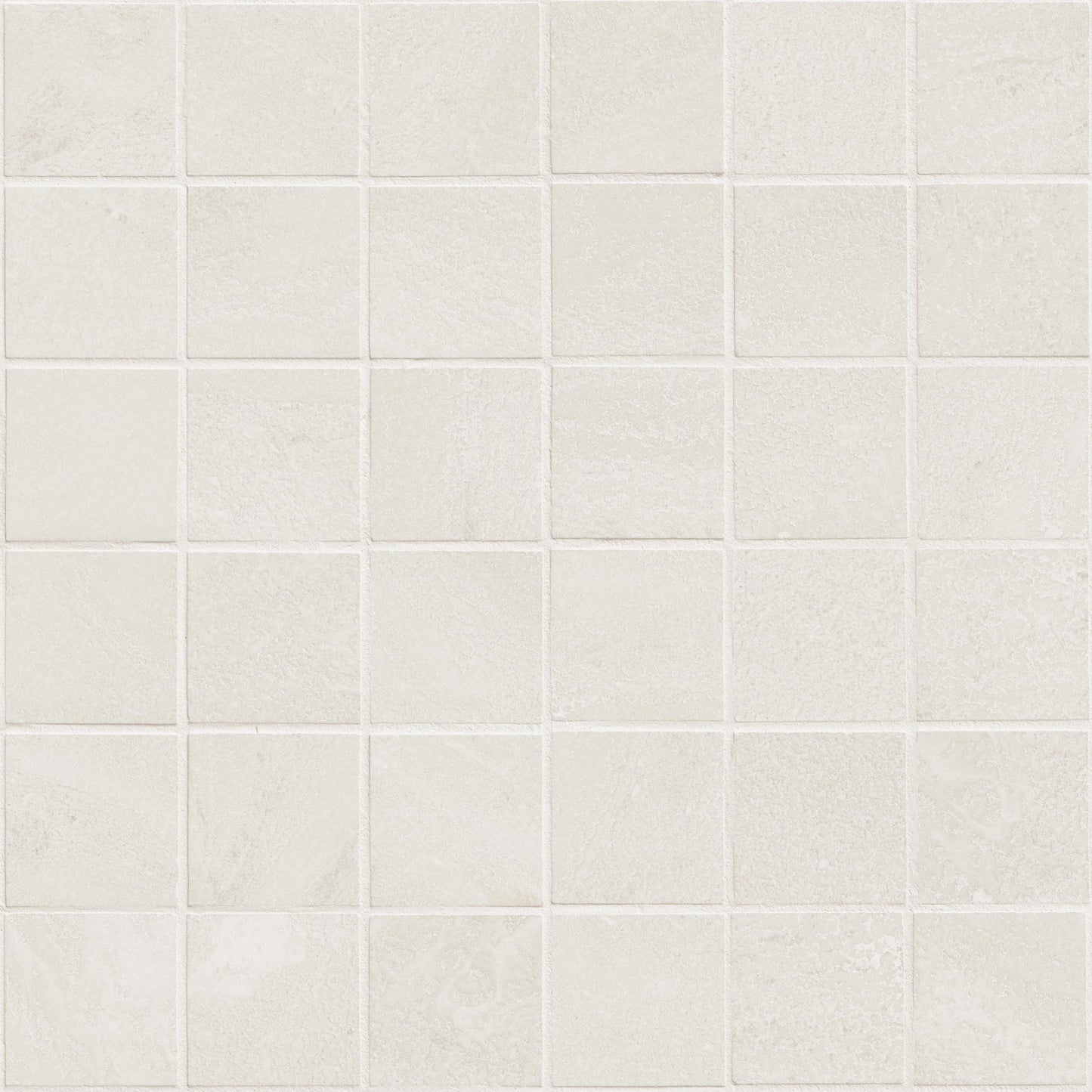 2x2 Elbe Mosaic Stone-Look Lapato Textured Porcelain Tile Light Beige