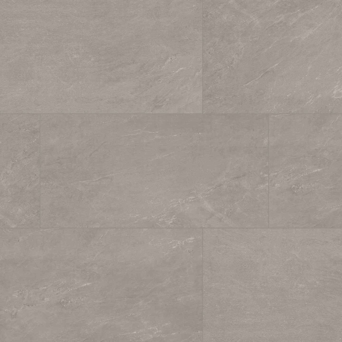 24x48 Elbe Stone-Look Lapato Textured Porcelain Tile Warm Gray