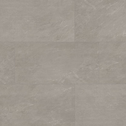 24x48 Elbe Stone-Look Lapato Textured Porcelain Tile Warm Gray