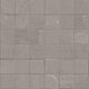 2x2 Elbe Mosaic Stone-Look Lapato Textured Porcelain Tile Warm Gray