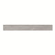 3x24 Elbe Bullnose Stone-Look Lapato Textured Porcelain Tile Warm Gray