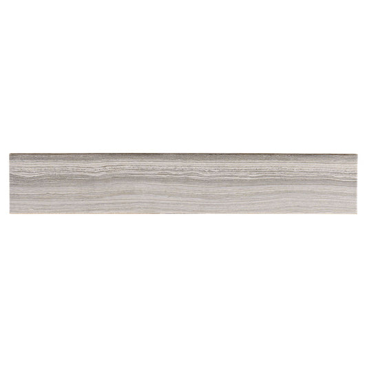 3x18 Eramosa Wood-Look Matte Smooth Porcelain Bullnose Tile