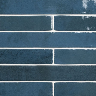2x18 Flamenco Solid-Color Glossy Smooth Porcelain Tile