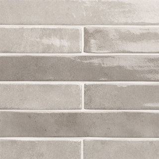 2x18 Flamenco Solid-Color Glossy Smooth Porcelain Tile