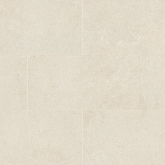 12x24 Girona Stone-Look Lapato Smooth Porcelain Tile Beige