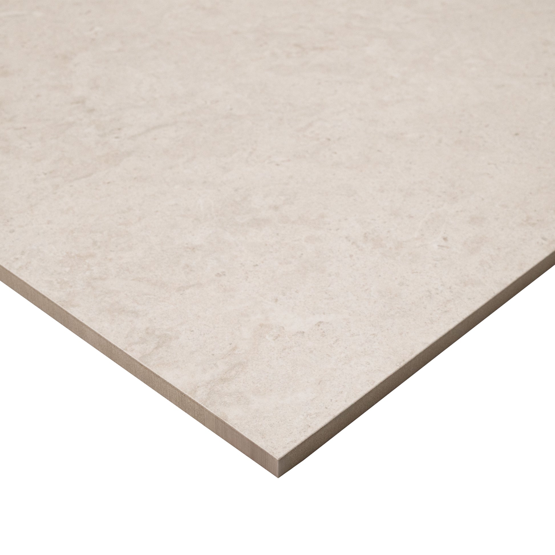 12x24 Girona Stone-Look Lapato Smooth Porcelain Tile White Warm
