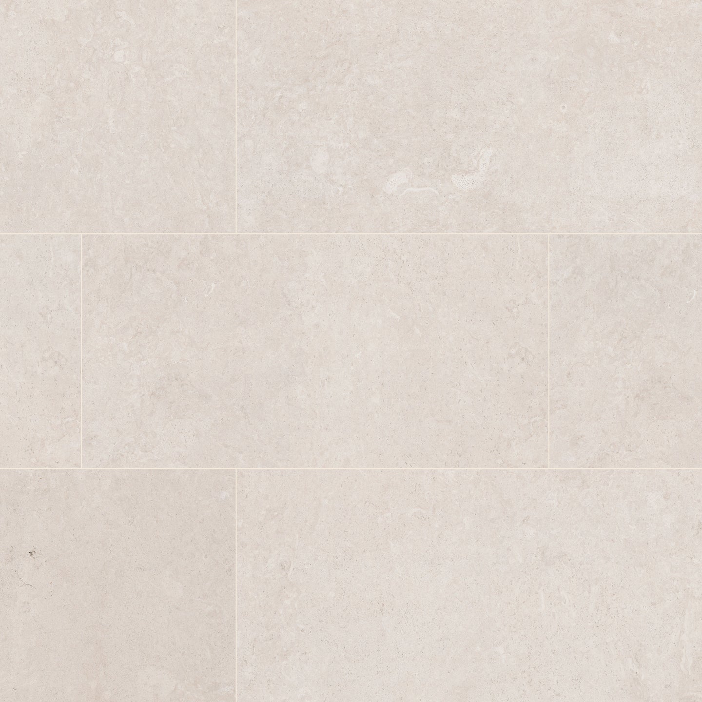 24x48 Girona Stone-Look Lapato Smooth Porcelain Tile White Warm