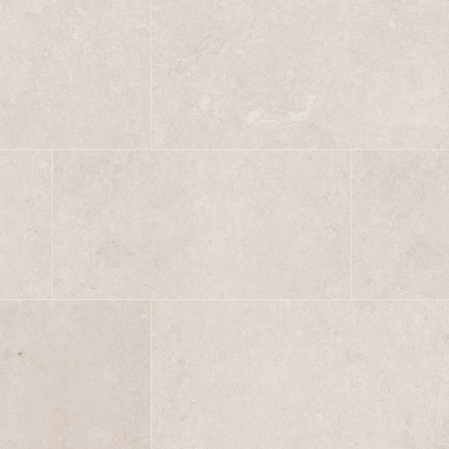 24x48 Girona Stone-Look Lapato Smooth Porcelain Tile White Warm