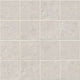 3x3 Girona Stone-Look Lapato Smooth Porcelain Tile White Warm