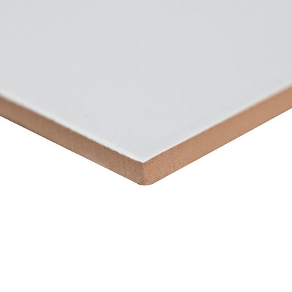 3x6 Glaze Solid-Color Glossy Beveled Ceramic Tile Light Gray