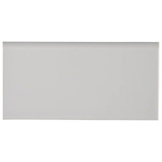 3x6 Glaze Solid-Color Glossy Smooth Ceramic Bullnose Tile