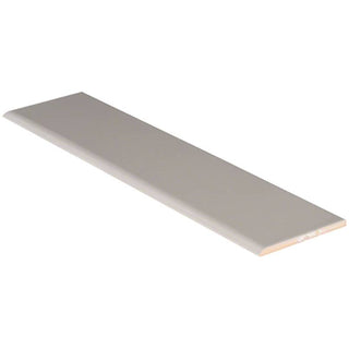 Pale Gray - 4x16 Glaze Bullnose Solid-Color Glossy Smooth Ceramic Tile