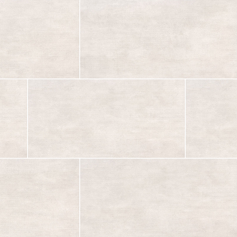 12x24 Gridscale Concrete-Look Matte Smooth Ceramic Tile Beige