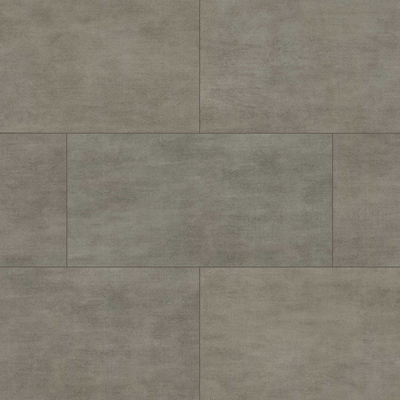 12x24 Gridscale Concrete-Look Matte Smooth Ceramic Tile Gray Brown