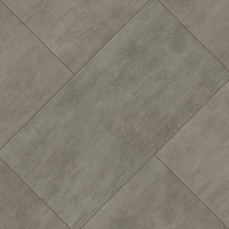 12x24 Gridscale Concrete-Look Matte Smooth Ceramic Tile Gray Brown