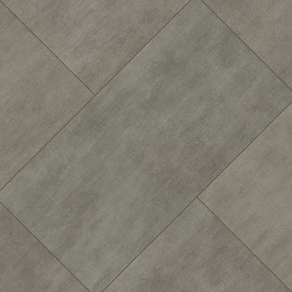 12x24 Gridscale Concrete-Look Matte Smooth Ceramic Tile Gray Brown