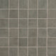 2x2 Gridscale Mosaic Concrete-Look Matte Smooth Ceramic Tile Gray Brown