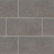 12x24 Gridscale Concrete-Look Matte Smooth Ceramic Tile Dark Gray