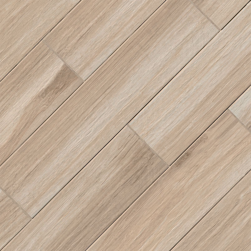 8x36 Havenwood Wood-Look Matte Smooth Ceramic Tile Brown Beige