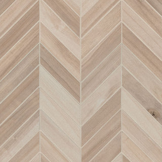 12x15 Havenwood Chevron Mosaic Wood-Look Matte Smooth Ceramic Tile